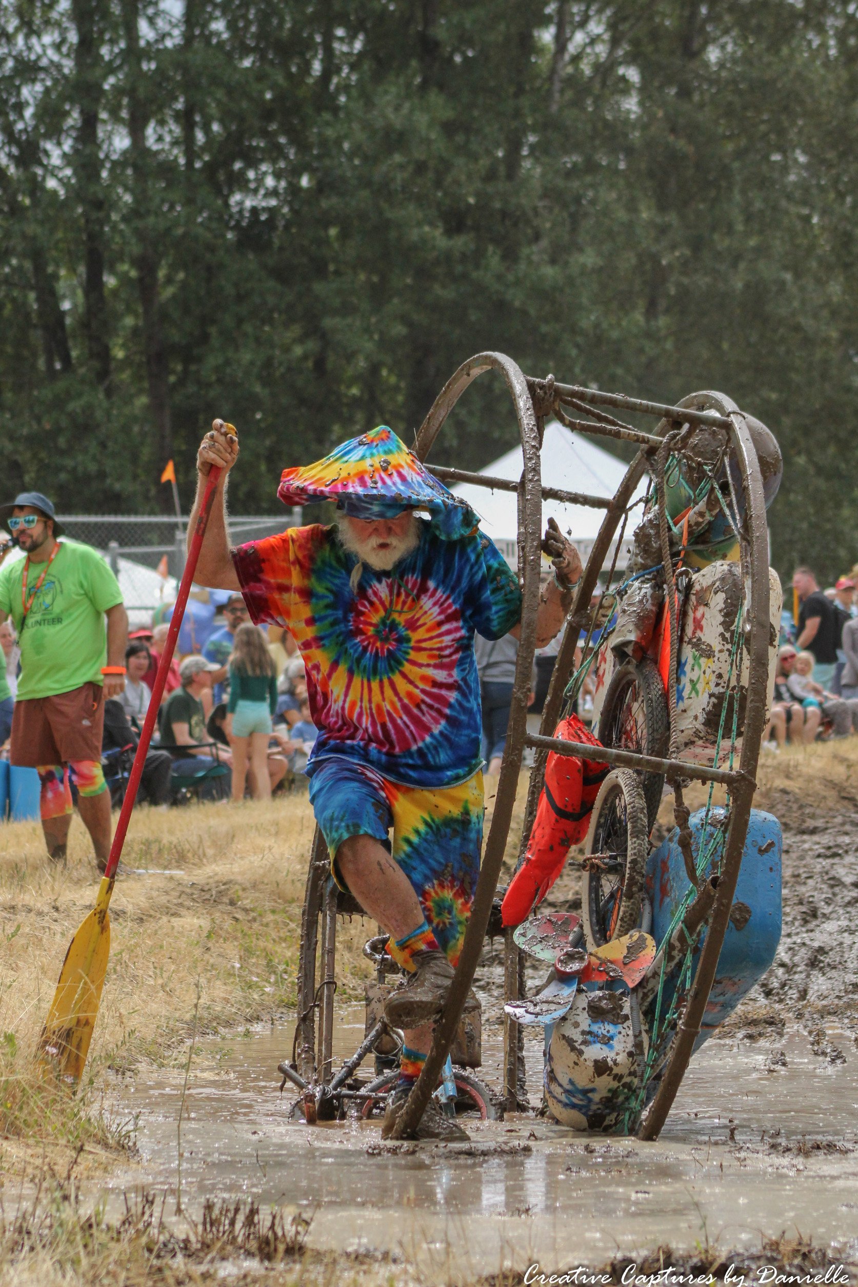 Peter Wagner in mud